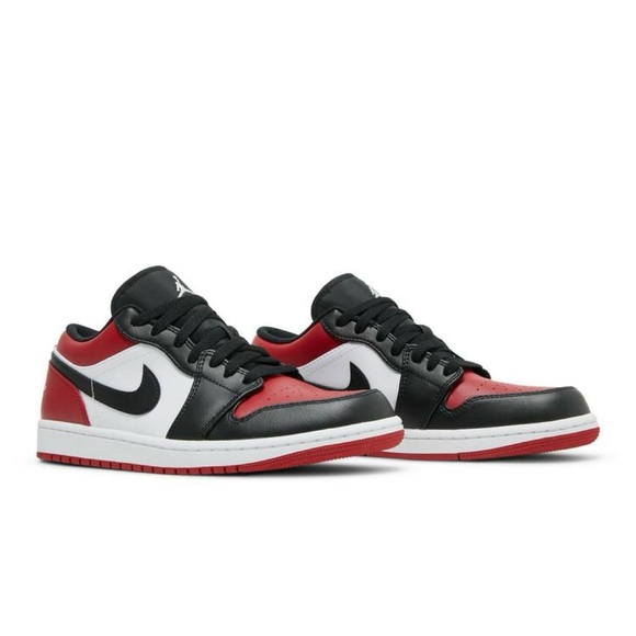 Jordan 1 Low Bred Toe - Picture 1 of 6